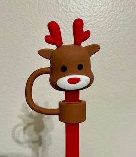 Reindeer Straw Topper