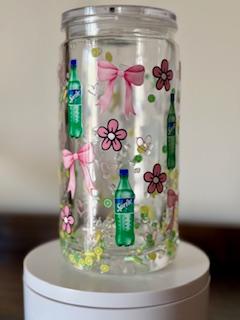 16 oz Clear Soda Lava Tumbler