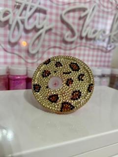 16 or 20 oz Bling (Cheetah) Lid