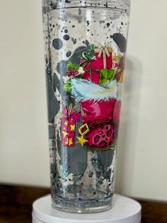 24 oz Custom Lava Drip Santa Boot Decal