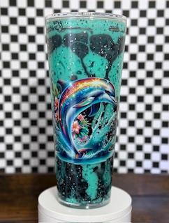 24 oz Dual Lava Custom Tumbler