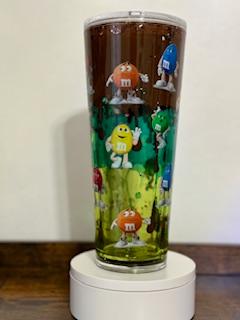 24 oz M & M Tri Colored Lava