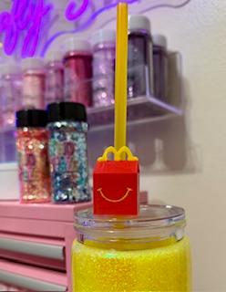 Happy Meal Box Straw Topper